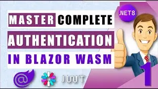 Part 1️⃣| Create JWT, role-based and refresh token in .NET 8 Blazor Interactive Server application