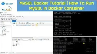 MySQL Docker Tutorial | MySQL Docker Setup | How To Run MySQL In Docker Container