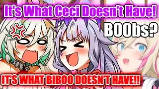 *FuwaMoco Joins Ceci's Stream and Asks for the Password* Biboo:【Hololive EN】