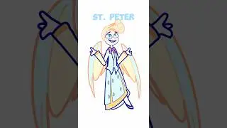 Making St.Peter from hazbin hotel(heaven) in gacha life 2 :D