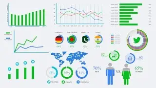 Mega Infographics Pack | After Effects template