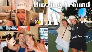 LA VLOG: Dating Updates, Barry's Bootcamp w XTINA & Playing in a Pickleball Tournament!