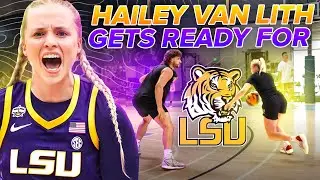 Hailey Van Lith LSU INTENSE WORKOUT & 1V1!