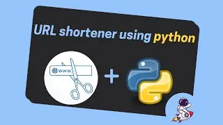 How to Create A Link Shortener Using Python With 5 Lines Of Code | Python Project