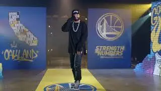 Hamilton star Daveed Diggs raps about Warriors winning another title | ESPN