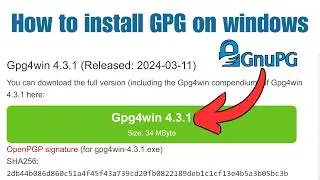 how to install gpg on windows 11