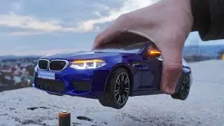 Mini BMW M5 F90 5-series diecast with LED - review