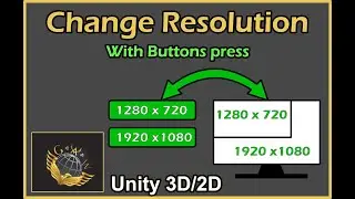 Unity How to change Resolution size with buttons (2023 Tutorial)