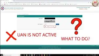 UAN is not active SOLVED | UAN activation | uan portal | 2020 solution domain