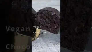 Super Moist Chocolate Cake | No Egg No Milk No Butter Cake.#chocolatecake #egglesscake #vegancake