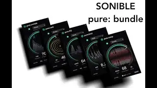 pure:bundle - Effects Bundles by sonible // EQ, Compressor, Limiter, Unmask