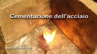Cementazione o indurimento superficiale dell'acciaio a basso contenuto di carbonio