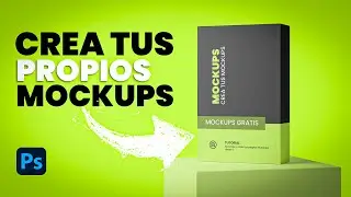 ASI PUEDES CREAR TUS PROPIOS MOCKUPS DESDE 0 FÁCIL | Tutorial Photoshop