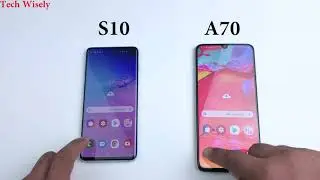 SAMSUNG A70 vs S10 | Flagship vs Mid-Range | Speed Test & Size Comparison