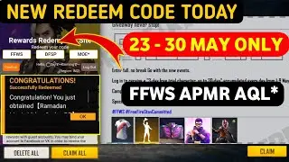 FREE FIRE REDEEM CODE TODAY 23 MAY | FREE FIRE REDEEM CODE | FF REDEEM CODE TODAY