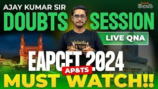 EAPCET BiPC Counselling 2024 | AP and TS | Doubts Session | AMA Live | Ajay Kumar Sir