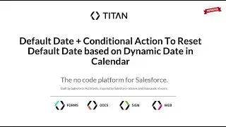 Default Date + Conditional Action To Reset Default Date based on Dynamic Date in Calendar