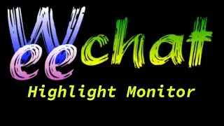 highmon - Weechat IRC Highlight Monitor - Linux TUI