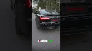 Звук активного выхлопа iXsound на Audi A6