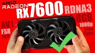 Radeon RX7600 ¿8GB de VRAM son OBSOLETOS o REALMENTE PUEDEN con TODO en 1080p en 2023- DrogaDigital