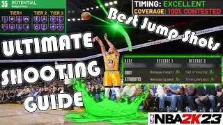 5 CHEAT CODES to GREEN EVERY SHOT NBA 2K23 Best Jumpshot Sigs Shooting Base Release Settings Badges