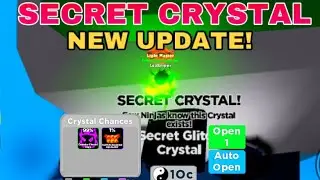 How to find the New SECRET CRYSTAL! (DARK-ELEMENT) -Ninja Legends new update