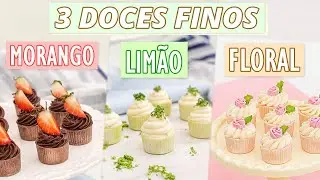 FIZ 3 DOCES FINOS - MORANGO, LIMÃO E FLORAL - Tiago Mauro