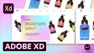 Design & Animate with Adobe XD - Animated Header with scroll effects