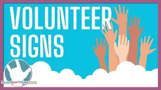 ASL Signs for Community Helpers | Volunteer Signs | Public Services Pt 3