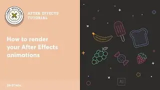 After Effects Tutorial - How to render your After Effects animations