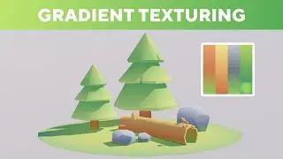 Blender Tutorial - Gradient Texturing (Game Assets)