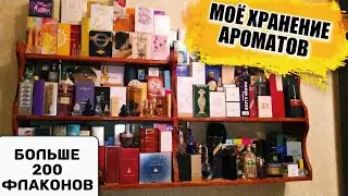 МОЁ ХРАНЕНИЕ АРОМАТОВ / КОГДА НЕТ МЕСТА И ШКАФА 😖🙀