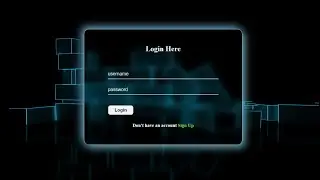 How to create login form with HTML and CSS | Login form using HTML and CSS