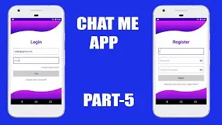 Chat Me App - 05- Login using Email and Password - Firebase Authentication - Social Networking App