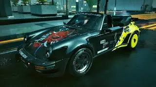 Как получить новый Порше Турбо 911 Кабриолет (930) в Cyberpunk 2077