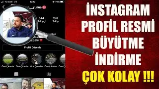 İNSTAGRAM PROFİL FOTOĞRAFI BÜYÜTME (ÇOK BASİT !!! )
