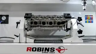 Расточной станок Robins SG8 в работе