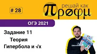 ОГЭ задание 11 гипербола и √x