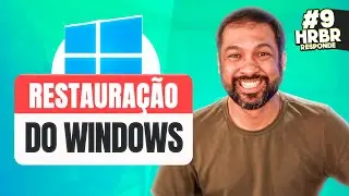 Como restaurar o windows - @HardwareRedesBrasil   #hrbrresponde09