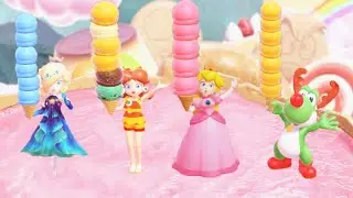 Mario Party Superstars - Best Minigames GamePlay 2022 - Rosalina vs Peach vs Yoshi vs Daisy