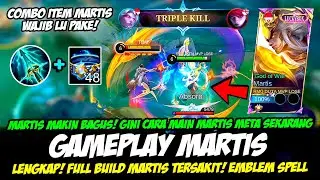 TIPS MAIN MARTIS SAKIT & KERAS❗COMBO MARTIS 1 HIT❗BUILD MARTIS TERSAKIT 2024❗GAMEPLAY MARTIS SAVAGE