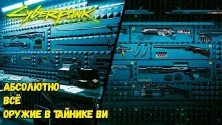 Cyberpunk 2077 Заполняем оружейную комнату