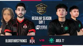 BTK vs A77 | 2024 NACT Spring Regular Season Week 1 Day 1| Mobile Legends: Bang Bang