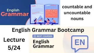 countable and uncountable nouns | there's/there English Grammar Course English Grammar Bootcamp #5