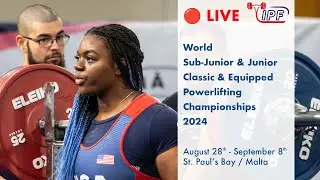 Men Jr 105 kg classic - World Sub-Junior & Junior Powerlifting Championships 2024