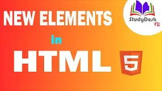 Form New Elements in HTML5 || New Input Elements in HTML5 || StudyDesk4u