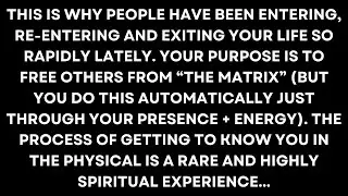 The process of getting to know you in the physical is a rare & highly spiritual experience [Reading]