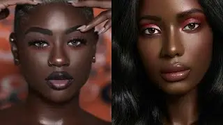 Makeup Tutorial Compilation | Dark Skin Makeup❤