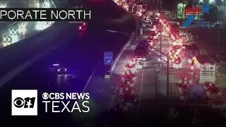 I-35E in Lewisville shut down after shooting involving Dallas police