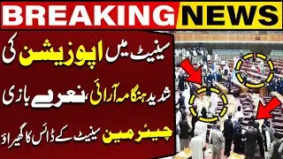 PTI Protest In Senate | PTI vs Govt | Senate Session Today | Capital TV